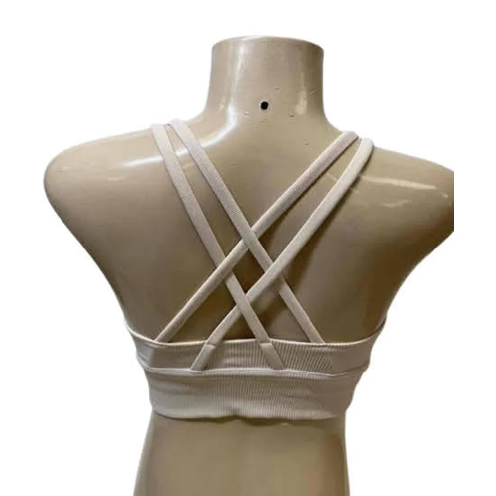 Women's Lululemeon Sports Bra, Size 8, Beige - Picture 2 of 4